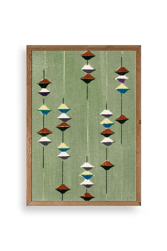 Furuya Korin Ahşap Çerçeveli Tablo 30 x 42