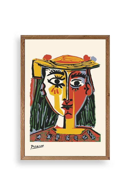 Picasso Ahşap Çerçeveli Tablo 50 x 70