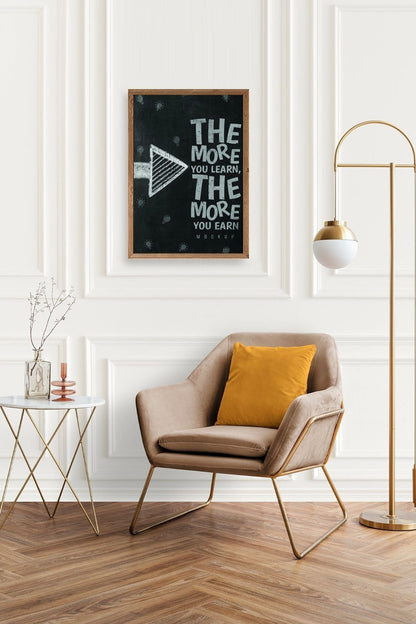 Motto Ahşap Çerçeveli Tablo 50 x 70