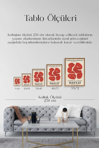 Hantai Ahşap Çerçeveli Tablo 30 x 42