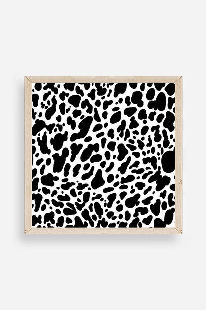 Desen Ahşap Çerçeveli Tablo 50 x 50