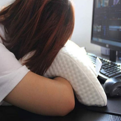 BUFFER® % 100 Visco Kavisli Ortopedik Yıkanabilir Kumaş Kılıflı Bel Boyun Bacak Ağrıları İçin Yastık