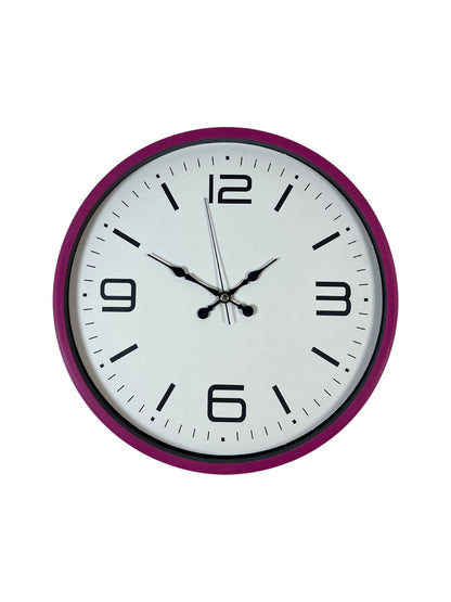 Zentime 36 Cm Pembe Dekoratif Duvar Saati