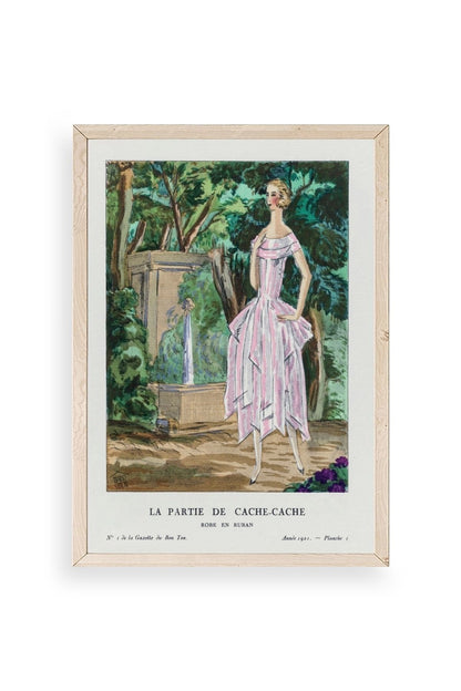 Bon Ton Gazetesi Ahşap Çerçeveli Tablo 50 x 70