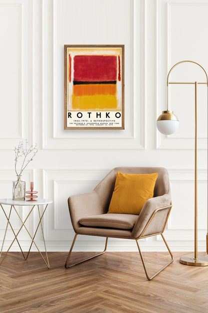 Rothko Ahşap Çerçeveli Tablo 30 x 42