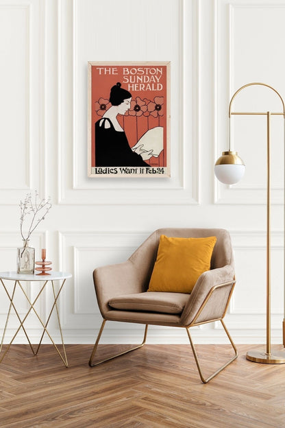 Ethel Reed Ahşap Çerçeveli Tablo 30 x 42