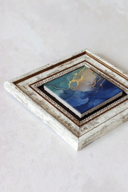 Çerçeveli Taş Tablo , Çerçeveli Taş Duvar Dekoru-enkcrcvtbl-00189 20 cm