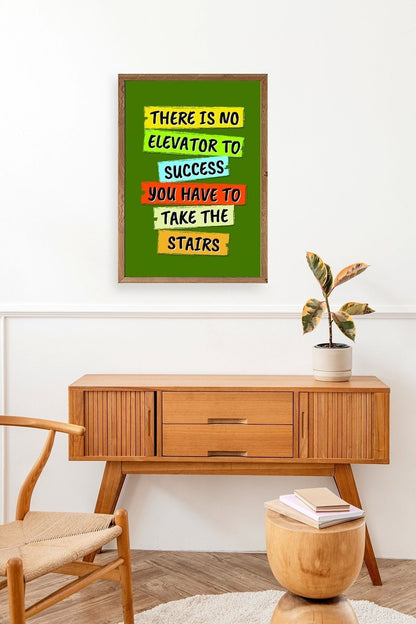 Motto Ahşap Çerçeveli Tablo 17 x 23