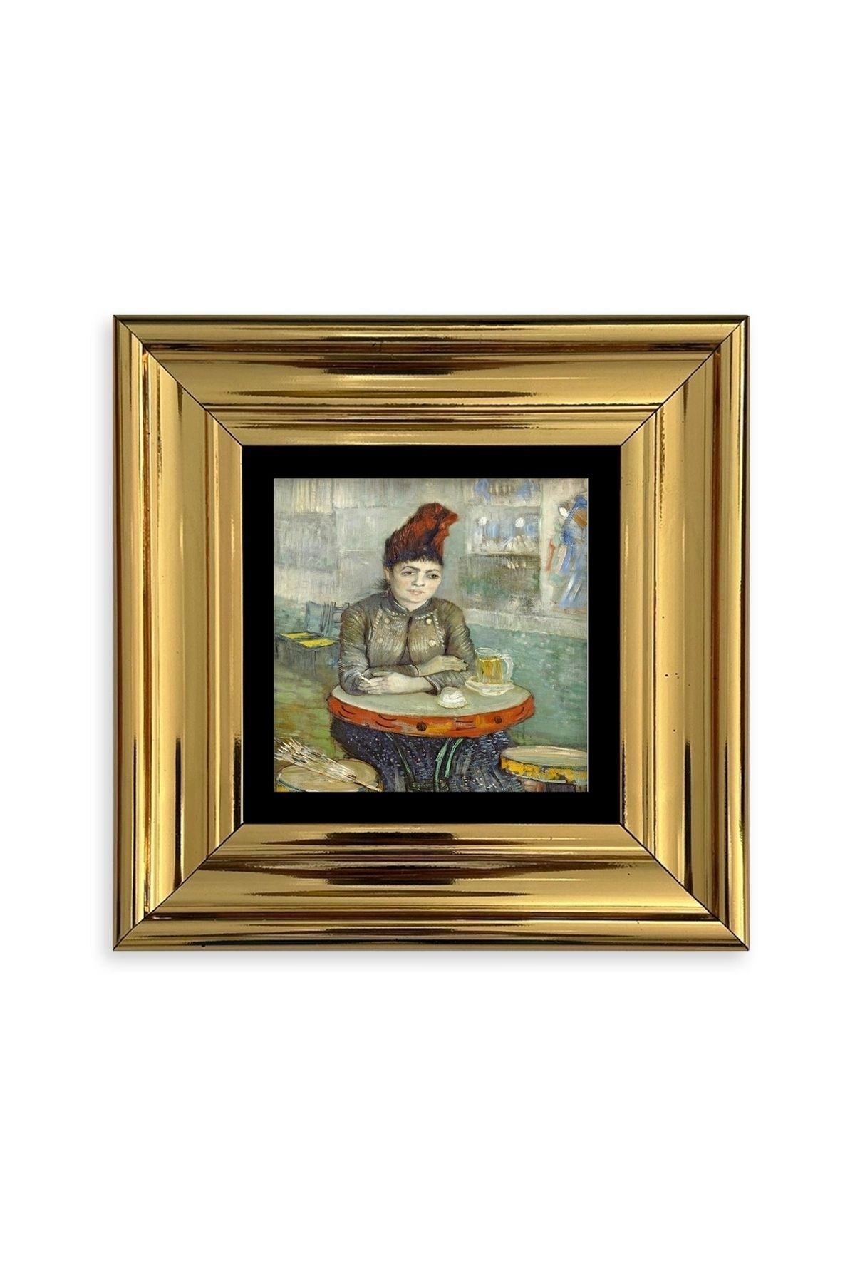 Van Gogh Çerçeveli Taş Tablo 20 cm