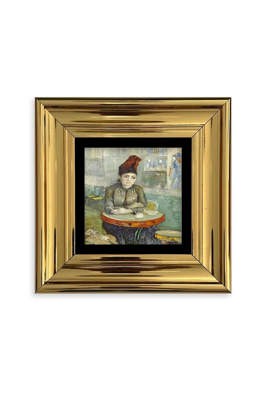 Van Gogh Çerçeveli Taş Tablo 20 cm