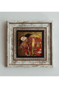 Gustav Klimt Çerçeveli Taş Tablo , Çerçeveli Taş Duvar Dekoru 20 cm