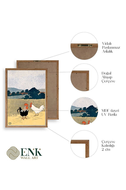 Edward Penfield Ahşap Çerçeveli Tablo 17 x 23