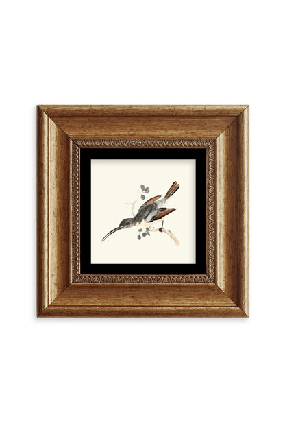 Uzun Gaga Çerçeveli Taş Tablo 20 cm