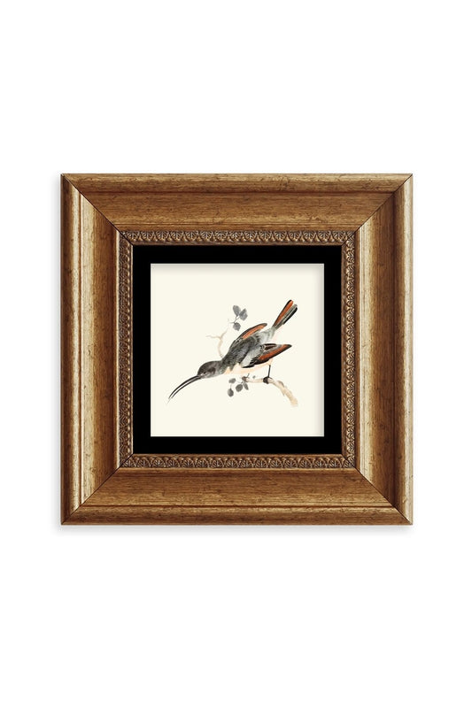 Uzun Gaga Çerçeveli Taş Tablo 20 cm