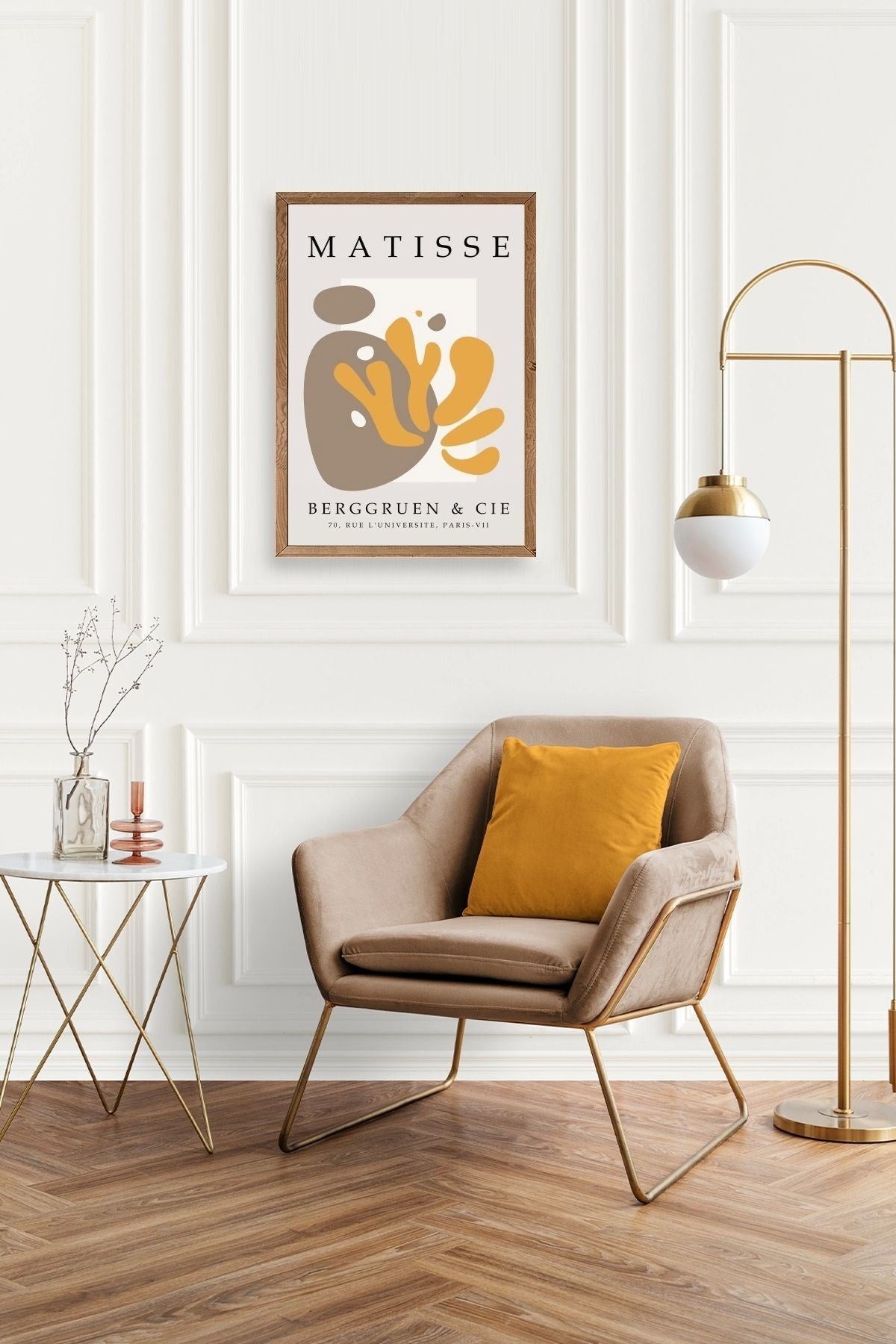 Modern Ahşap Çerçeveli Tablo 50 x 70