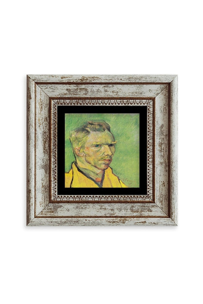 Van Gogh Çerçeveli Taş Tablo 20 cm