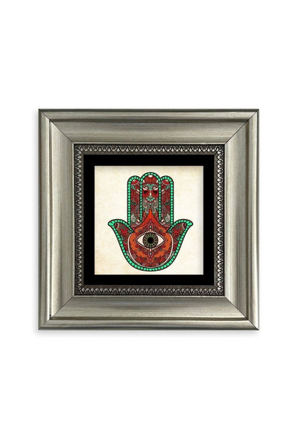 Fatma Ana Eli Çerçeveli Taş Tablo 20 cm