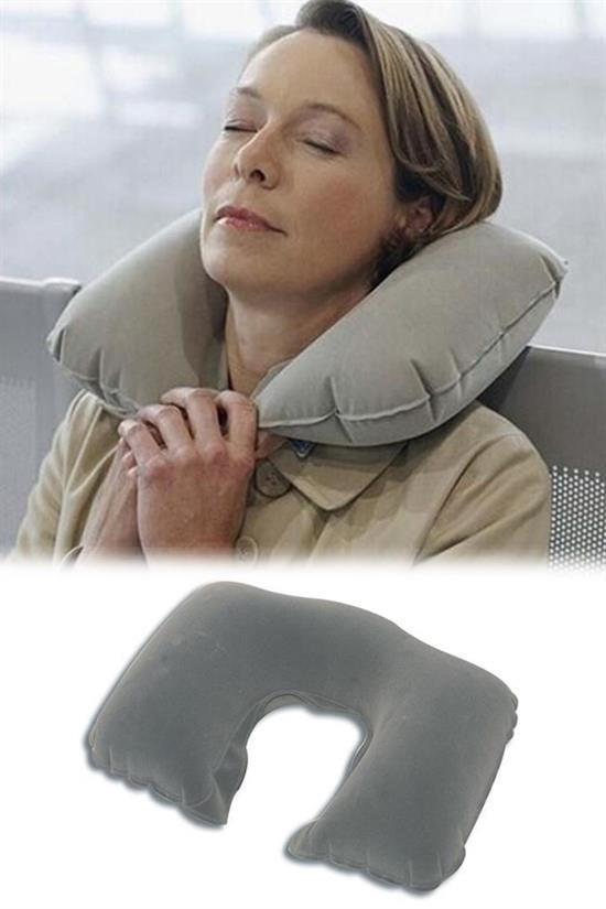 BUFFER® Seyahat Yolculuk Uyku Boyun Yastığı Ergonomik Ortopedik Yastık