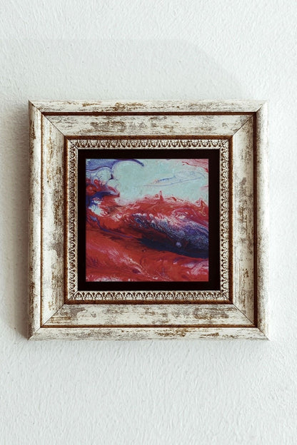 Çerçeveli Taş Tablo , Çerçeveli Taş Duvar Dekoru-enkcrcvtbl-00190 20 cm