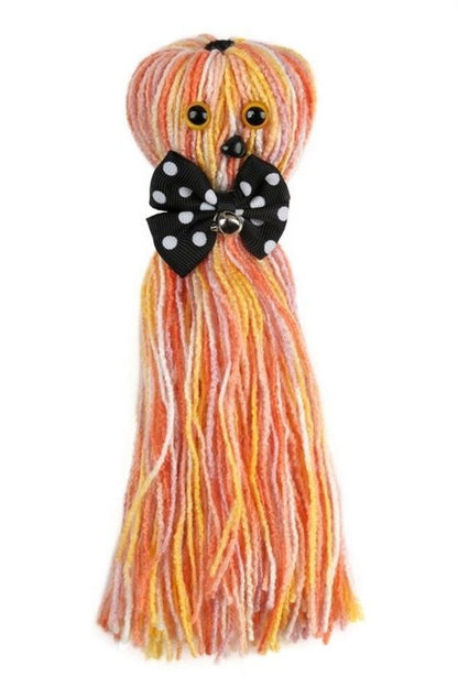 BUFFER® Ahtapot Şekilli Zilli Ve İpli Rengarenk Püsküllü Sevimli KediOyuncağı