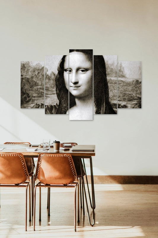 Mona Lisa 5 Parçalı Mdf Tablo 60 x 100