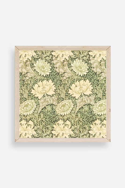 Çiçek Ahşap Çerçeveli Tablo 42 x 42