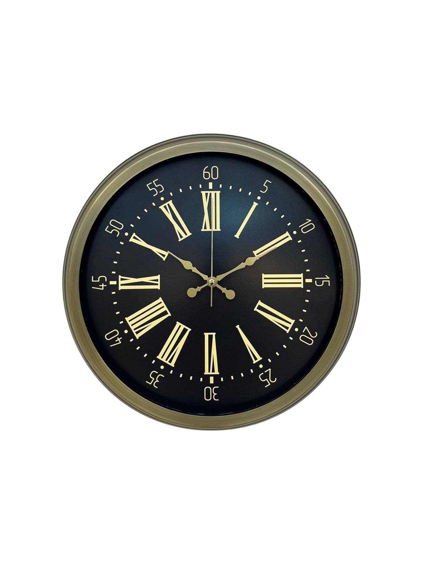 Zentime 40 Cm Metal Antik Roma Eskitme Duvar Saati