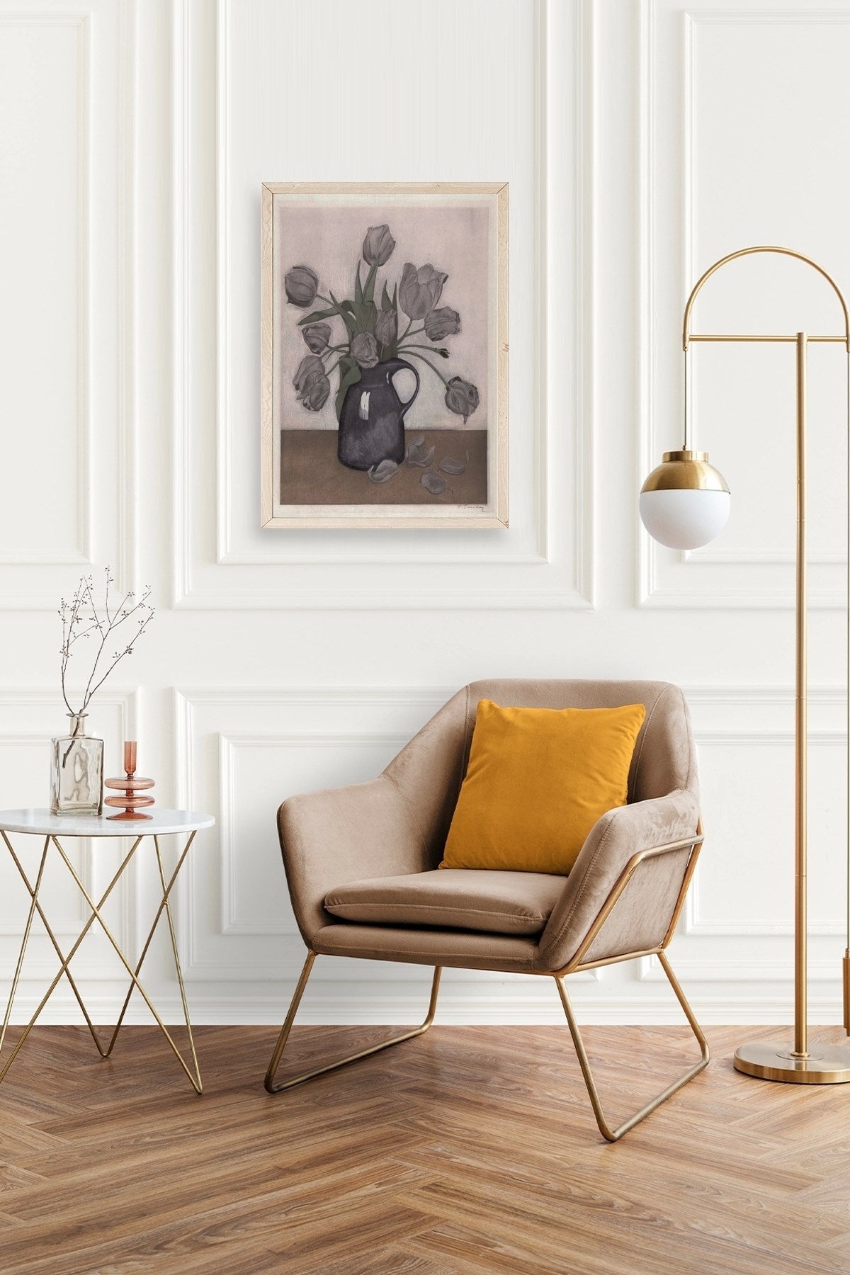 Everbag Ahşap Çerçeveli Tablo 50 x 70