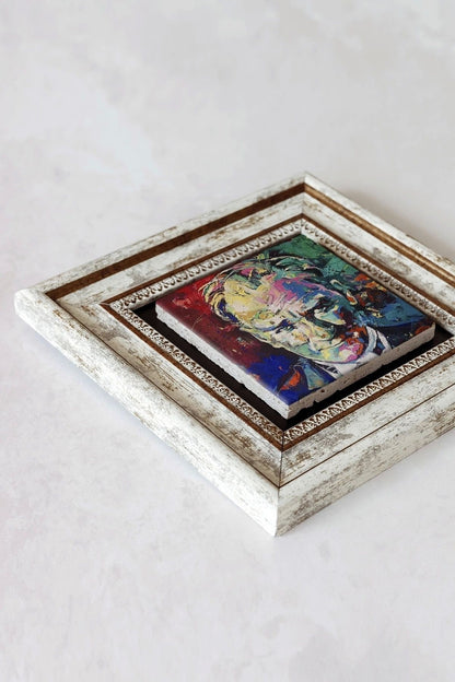 Atatürk Çerçeveli Taş Tablo , Çerçeveli Taş Duvar Dekoruenkcrcvtbl-00206 20 cm