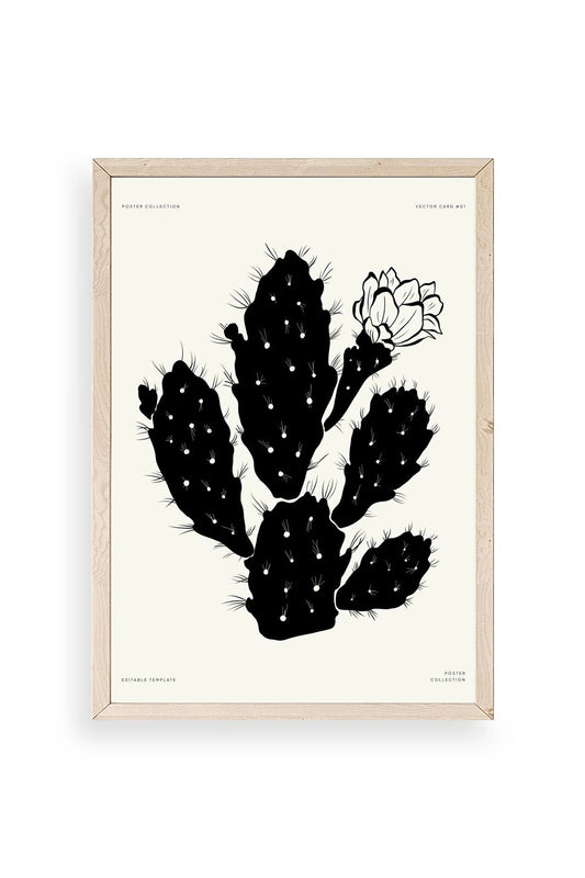 Çiçek Ahşap Çerçeveli Tablo 17 x 23