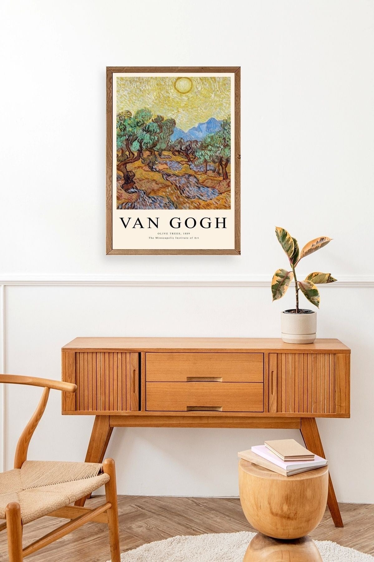 Van GOgh Ahşap Çerçeveli Tablo 17 x 23