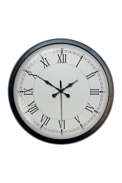 Zentime 40 Cm Siyah Şık Duvar Saati