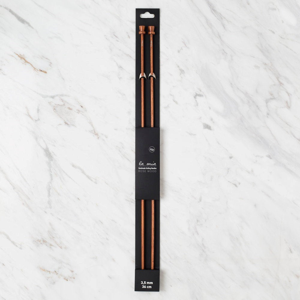 La Mia Rosewood 3.5 mm 36 cm Ahşap Örgü Şişi