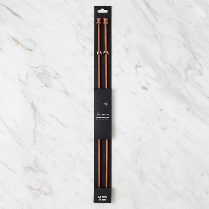 La Mia Rosewood 3.5 mm 36 cm Ahşap Örgü Şişi