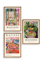 Matisse Üçlü Ahşap Çerçeveli Tablo 50 x 70
