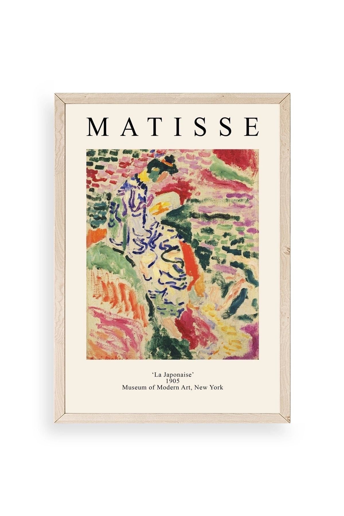Matisse Ahşap Çerçeveli Tablo 50 x 70