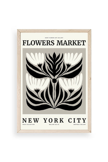 Çiçek Ahşap Çerçeveli Tablo 23 x 30