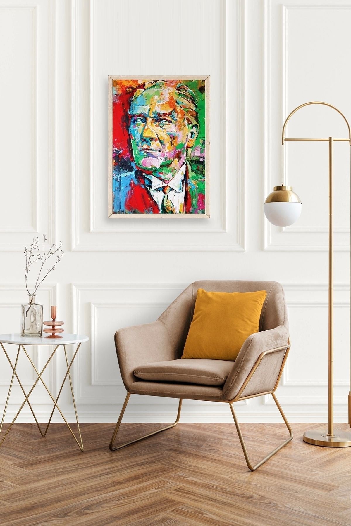Atatürk Ahşap Çerçeveli Tablo 23 x 30