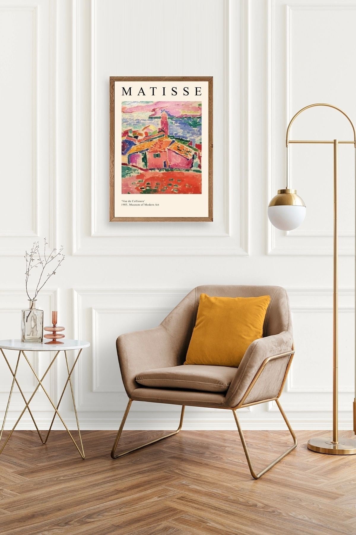 Henri Matisse Ahşap Çerçeveli Tablo 50 x 70