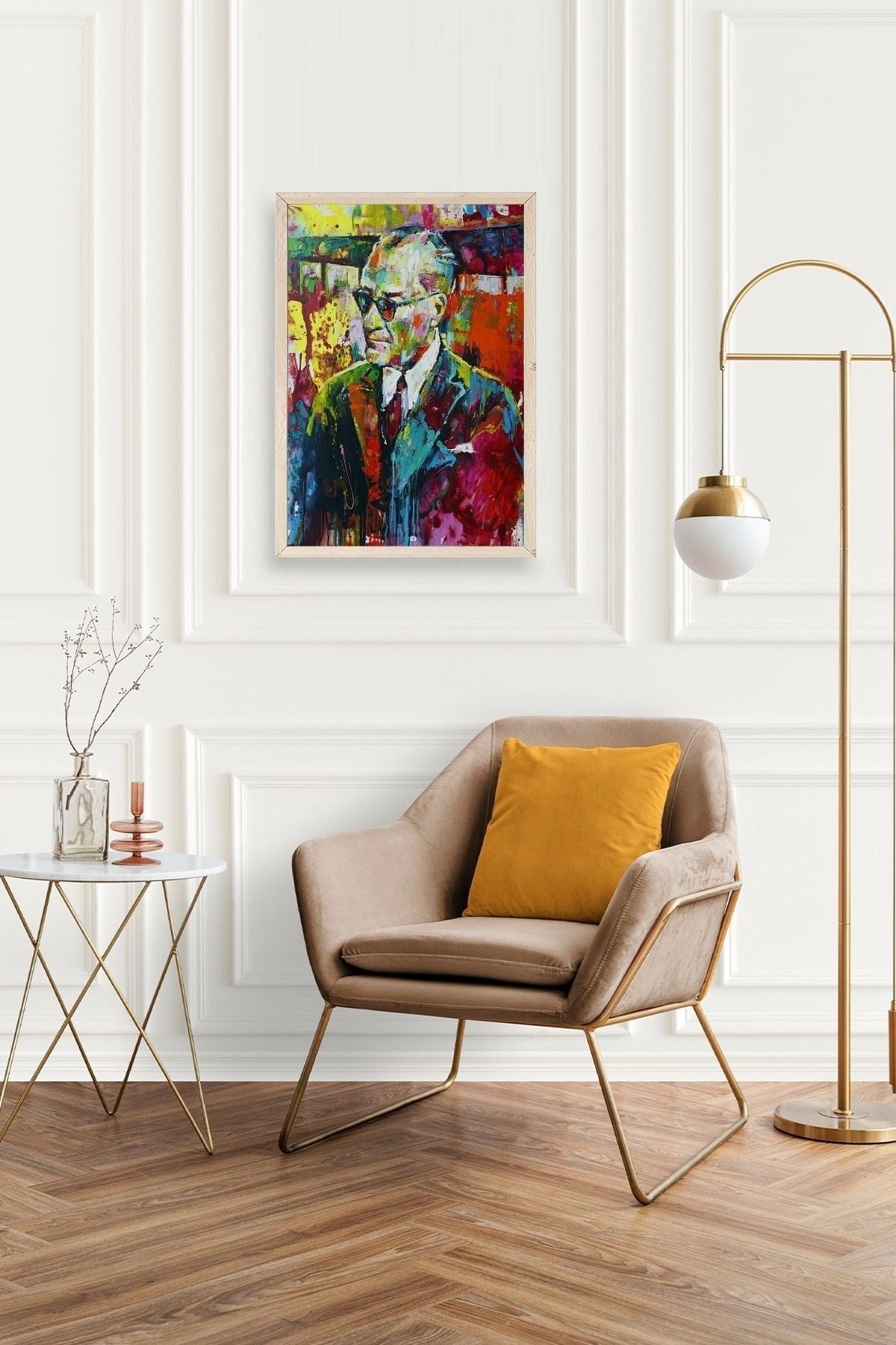 Atatürk Ahşap Çerçeveli Tablo 17 x 23