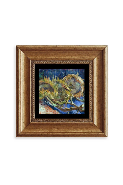 Van Gogh Çerçeveli Taş Tablo 20 cm