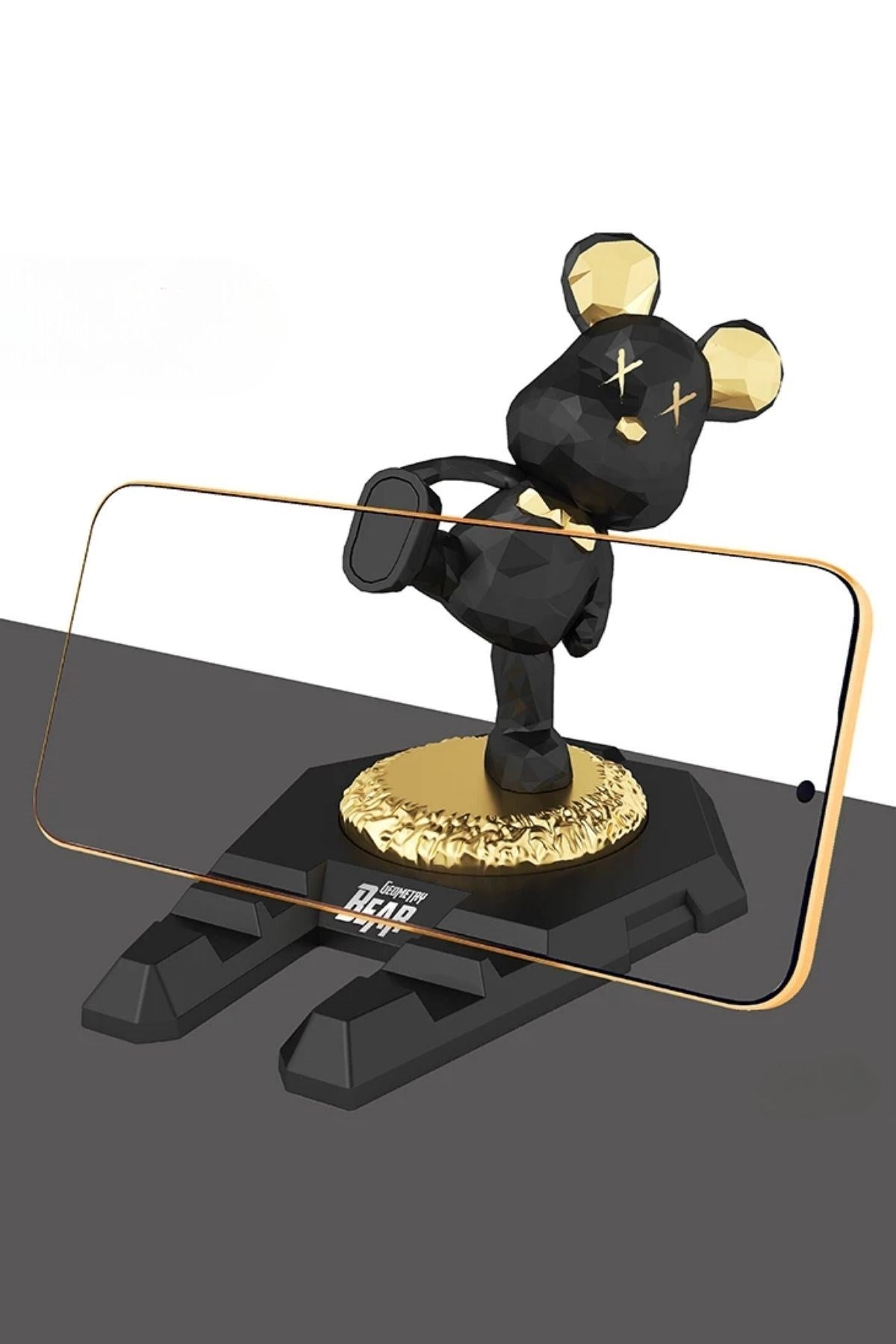 BUFFER® Ayıcıklı Telefon ve Tablet Standı Masa Üstü Telefon ve Tablet Tutucu Aparatı