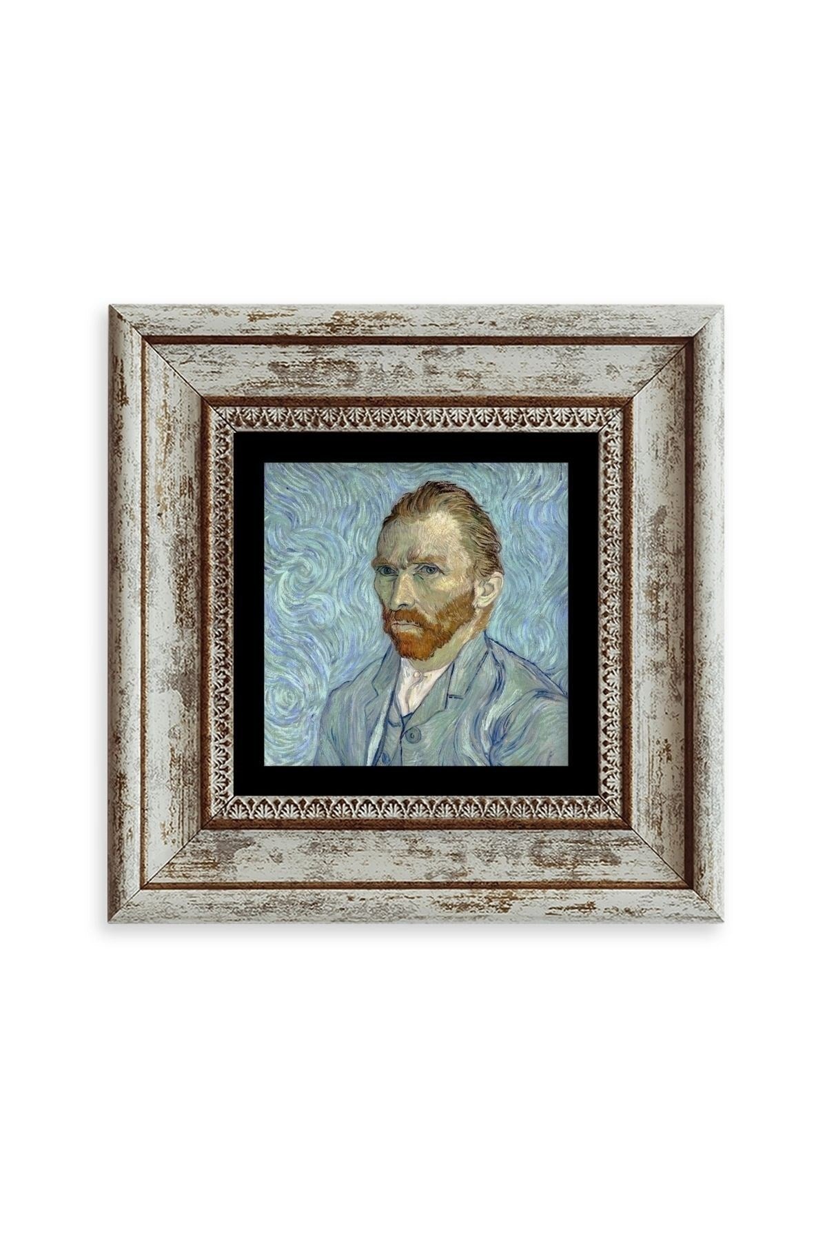 Van Gogh Çerçeveli Taş Tablo 20 cm