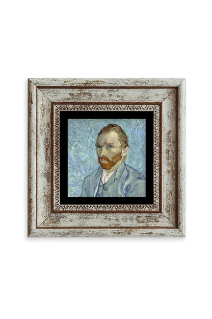 Van Gogh Çerçeveli Taş Tablo 20 cm