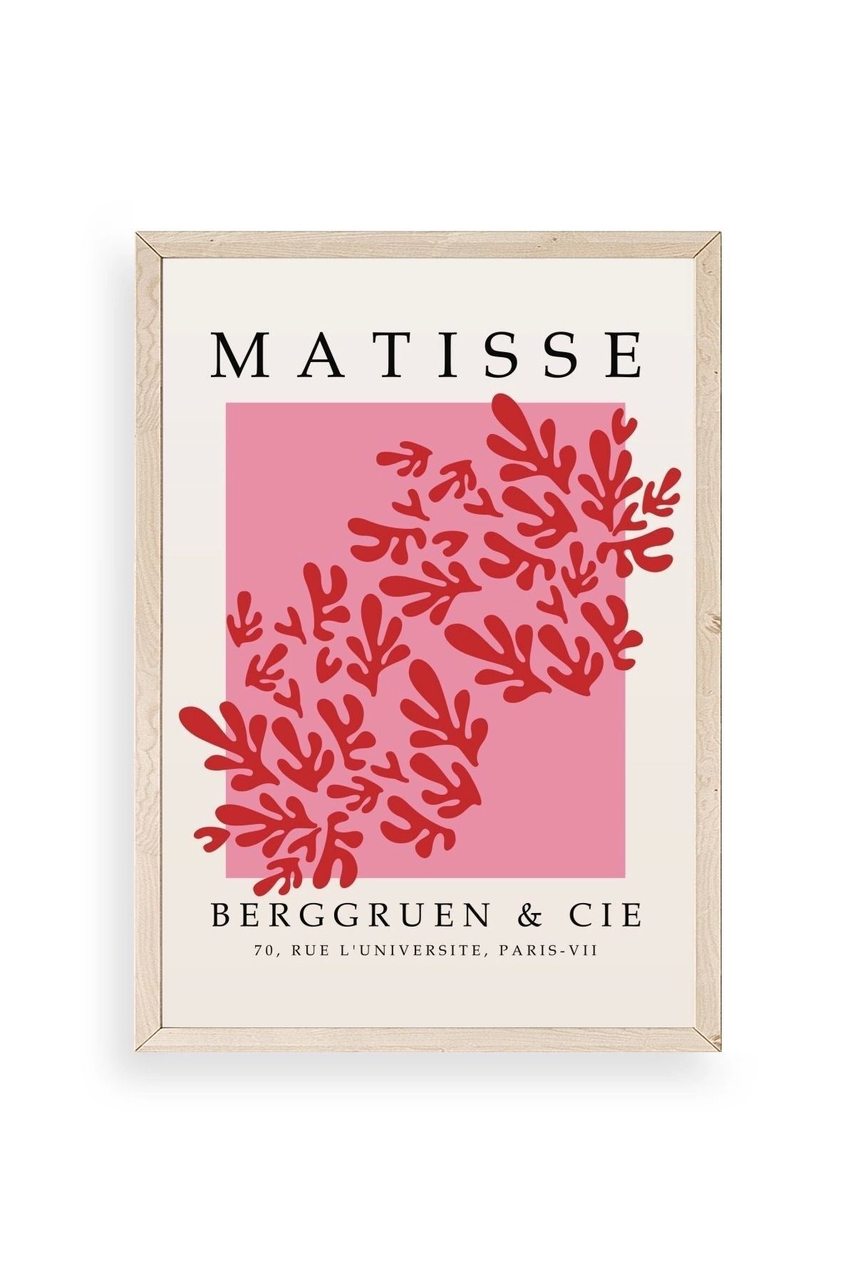 Çiçek Ahşap Çerçeveli Tablo 30 x 42