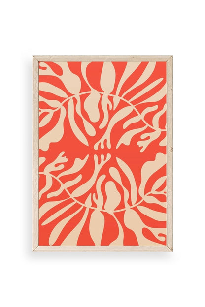 Modern Ahşap Çerçeveli Tablo 50 x 70