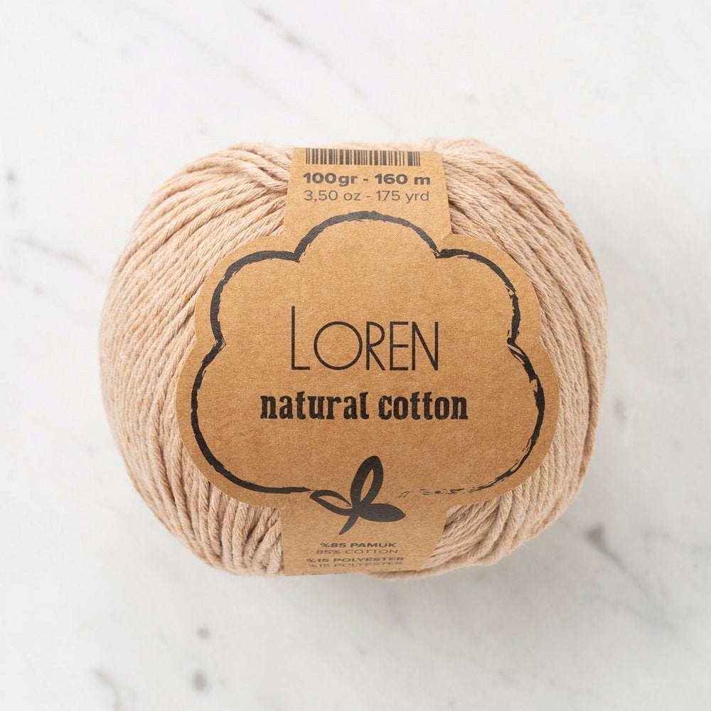 Loren Natural Cotton Ten Rengi El Örgü İpi - R084 - 33922