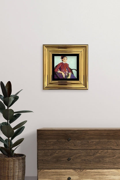 Van Gogh Çerçeveli Taş Tablo 20 cm