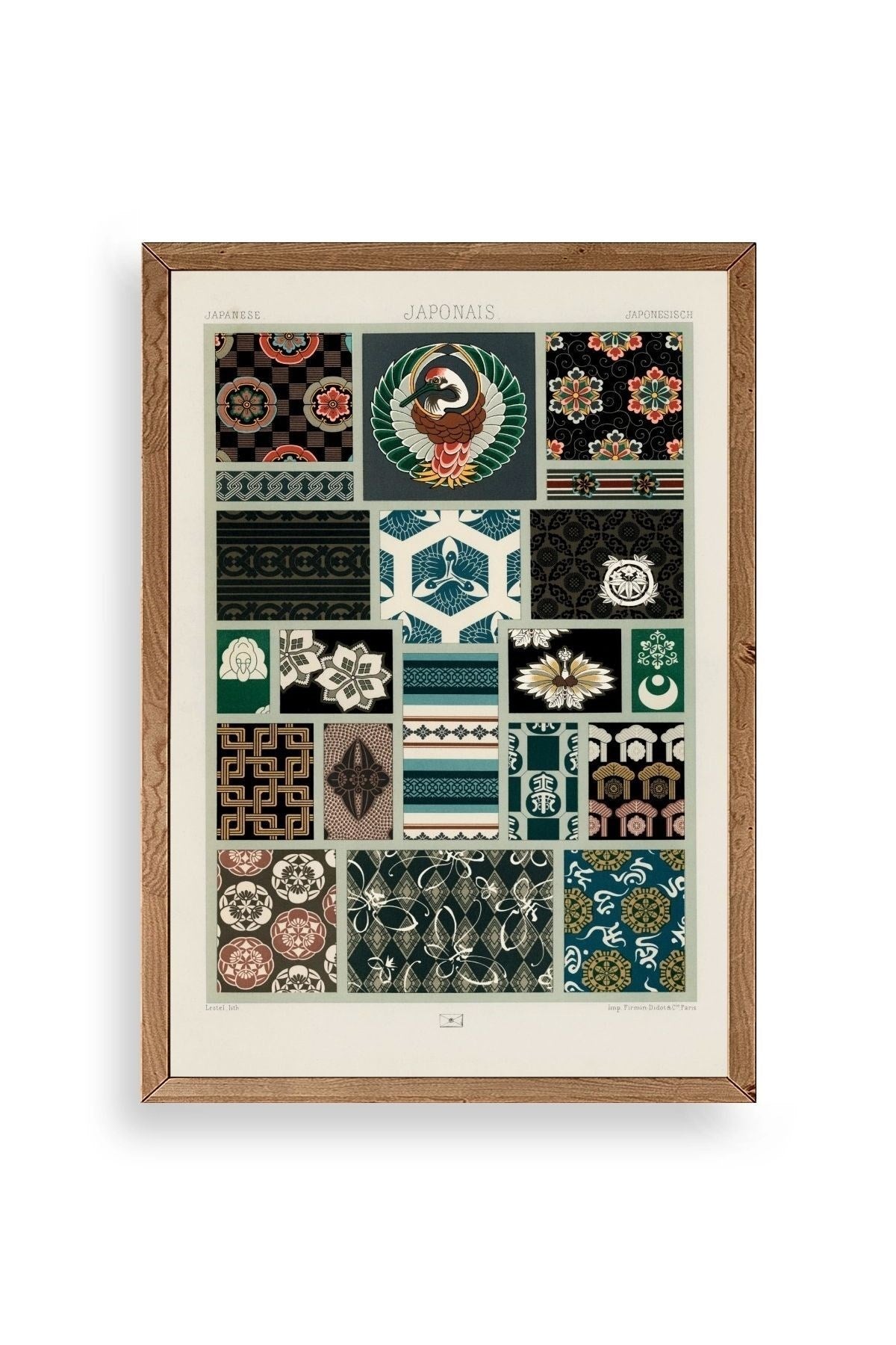 Motif Ahşap Çerçeveli Tablo 23 x 30