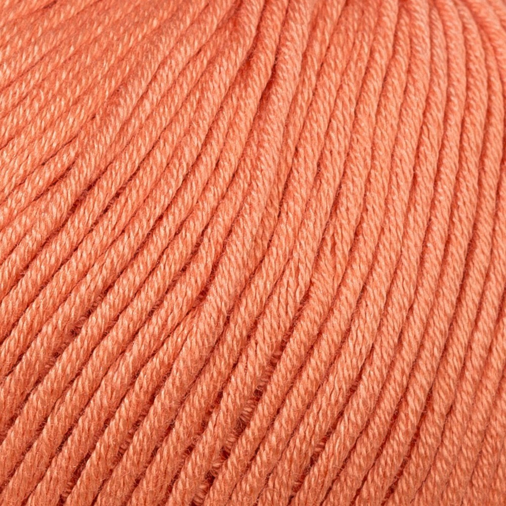 La Mia Mercerized Cotton Turuncu El Örgü İpi - 201 - 33581